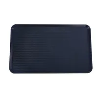 product of Omcan USA 81103 Rectangular Bakery Display Tray, 30" X 18" X 3/4" ABS Plastic, Black