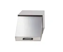 product of Omcan USA 81124 Roll Top Steam Table Pan Cover, Solid Stainless Steel, With Handle, Roll-Back Hinge