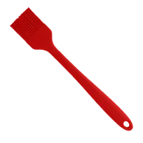 product of Omcan USA 81143 Pastry Basting Brush 1-3/4"×10" Red Silicone Heat‑Resistant BPA‑Free Hook