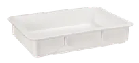 product of Omcan USA 81154 Pizza Dough Proofing Box, 22½" x 15" x 4¼" Stackable Polypropylene, 4" Height