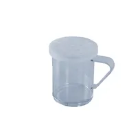 product of Omcan USA 81165 Dredge Shaker, 10-11 oz Polycarbonate with Clear Lid, 8 mm Perforated Top, Handle