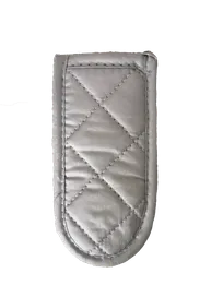 product of Omcan USA 81181 Pot & Pan Handle Cover, 6" Silver‑Coated Cotton Fabric, 12‑Pack