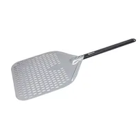 product of Omcan USA 81186 Pizza Peel – Perforated 14" x 17-3/4" Rectangular Aluminum Blade 30" Aluminum Handle