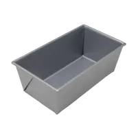 product of Omcan USA 81202 Loaf Pan, 3/8 Lb, 5-5/8" x 3-1/8" x 2-3/16" Deep, Glazed Aluminized Steel