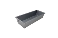 product of Omcan USA 81204 Bread Loaf Pan, 10" x 5" x 3" Deep, Glazed Aluminized Steel, Single Compartment