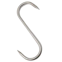 product of Omcan USA 81281 - 9-3/4" x 2/5" Stainless Steel S-Hook, Restaurant Shelving Part