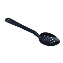 product of Omcan USA 85096 Perforated Serving Spoon, 13" Length, Polycarbonate, Black Handle, NSF