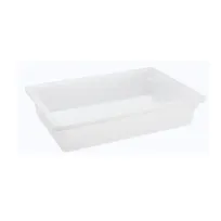 product of Omcan USA 85129 Food Storage Container 18" x 26" x 6" Stackable White Polypropylene NSF