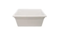 product of Omcan USA 85131 Food Storage Container, 18" x 26" x 12" Stackable Box, Polypropylene, White, NSF