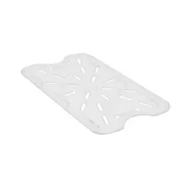 product of Omcan USA 85135 Drain Shelf for 12" x 18" Food Storage Container, Clear Polycarbonate, NSF