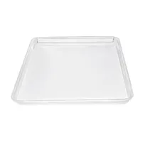 product of Omcan USA 85260 Market Tray - Rectangular 26" x 9" x 1" White Fiberglass Bakery Display Tray