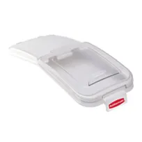 product of Rubbermaid FG9F7700CLR Bin Lid, 29" W x 12-1/10" D x 1-9/10" H, Fits #3600 Bin, Scoop, NSF Certified