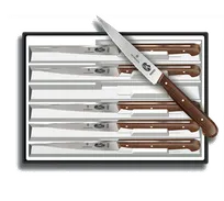 product of Victorinox 5.2000.12-X4 Steak Knife Set, 6-Piece, 4-1/2" Blades, Wood Handles - Set
