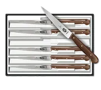product of Victorinox 5.2030.12-X4 Steak Knife Set, 6-Piece, 4" Stamped Wood Handle Blades - Set