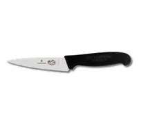product of Victorinox 5.2033.12 Mini Knife - 5" Blade, 1-1/4" Black Fibrox Handle Serrated Stamped Steel NSF