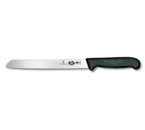 product of Victorinox 5.2533.21 Bread Knife, 8" Blade, 1-1/2" Black Fibrox Handle, Serrated Edge, NSF