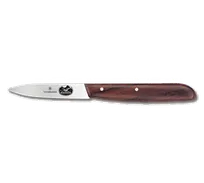 product of Victorinox 5.3000 Paring Knife - 3-1/4" Stamped Spear-Point, Wood Handle, High-Carbon Stainless Steel