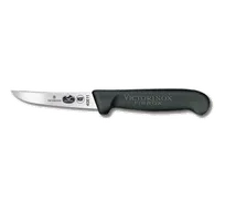 product of Victorinox 5.5103.10 Boning Knife, 4" Blade, Carbon Steel, Black Fibrox Handle, Slip-Resistant, NSF