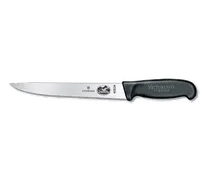 product of Victorinox 5.5503.20 Flank/Shoulder Knife, 8" Blade, Black Fibrox Plastic Handle, NSF