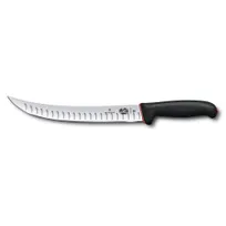 product of Victorinox 5.7223.25D Breaking Knife - 10" Curved Granton Black Plastic Handle Stmpd Steel Blade NSF