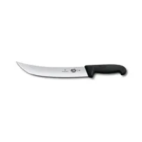 product of Victorinox 5.7303.25B Cimeter Knife - 10" Stamped Blade, Wood Handle, Black Fibrox, Cutlery