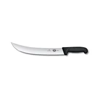 product of Victorinox 5.7303.31B Cimeter Knife - Stamped 12" Blade, Wood Handle, Black Fibrox, Cutlery