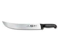product of Victorinox 5.7303.36 Cimeter Knife - 14" Blade Black Plastic Handle, Carbon Steel Slip-Resistant NSF
