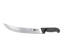 product of Victorinox 5.7323.31 Cimeter Knife - 12" Black Plastic Fibrox Handle, Steel Blade, Stamped, NSF