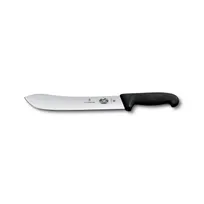 product of Victorinox 5.7403.25B - 10" Straight Blade Butcher Knife, Stamped, Black Fibrox Plastic Handle