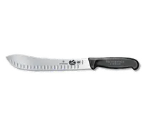 product of Victorinox 5.7423.25 Butcher Knife - 10" Granton Blade, Black Fibrox Pro Handle, NSF
