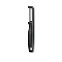 product of Victorinox 6.0943.3 Iota Vegetable Peeler, 7" Length, Stainless Steel Serrated Blade, Black
