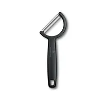 product of Victorinox 6.0950.3 Rho Straight Vegetable Peeler, 7" Length, Stainless Steel Blade, Black