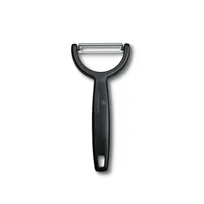 product of Victorinox 6.0963.3 Ypso Double-Edge Peeler, 7" Stainless Steel Serrated Blade, Black