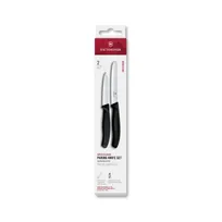 product of Victorinox 6.7113.2 2-Piece Knife Set, 4-1/2" Utility & 3-1/4" Paring, Black - 1/Bag
