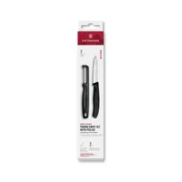product of Victorinox 6.7113.21 2-Piece Peeler Set, 10" Serrated & 3-1/4" Paring Knife, Stainless - 2/Set