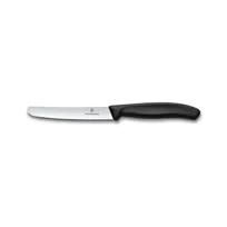 product of Victorinox 6.7803 Dinner Knife - 4.5" Round Blade, Black, Steel, Solid Handle, 4"-7" Length