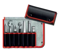 product of Victorinox 7.4012.1 Garnish Set - 8-Piece Kit with Black Polypropylene Handles, Sold Per Karat