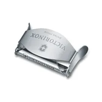 product of Victorinox 7.6074 Straight Stainless Steel Vegetable Peeler, 2" Blade Length, Precision Edge Design