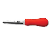 product of Victorinox 7.6399.5 Oyster Knife, 4" Blade, Red Supergrip Plastic Handle, Galveston Style