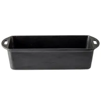 product of TableCraft Products 10749 Cast Iron Loaf Pan, Rectangular 10-1/8" x 5-1/4" x 2-7/8" with Handles