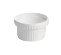 product of TableCraft CW1610X Souffle Bowl, 10 oz, 4-1/2" Dia, 2" Orange Duracoat Cast Aluminum, NSF