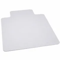 product of Flash Furniture MAT-124164-GG Big & Tall Chair Mat, 45"W x 53"D, 400 lb, Clear Vinyl, Scuff & Slip Resistant