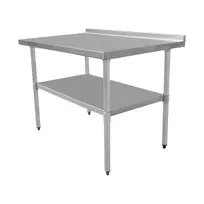 product of Serv-Ware T3096CWP-3-T Standard Series Work Table, Stainless Steel Top / 96"W x 30"D -18/304