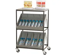 product of Cal-Mil 23166-83 Merchandising Cart, 3-Tier, 28"W x 20"D x 40"H, Ashwood