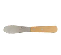 product of Adcraft WSS-4 Sandwich Spreader, 7" Length, Stainless Steel Blade, Wood Handle