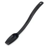 product of Carlisle 445003 - 8" Plastic Salad Bar Spoon, 1/4 oz, Black, Notched Handle, Made in USA