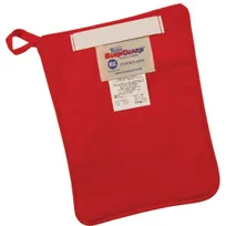 product of AllPoints 1331488 Tucker Hot Pad - Rectangular 8" x 10-1/2", Poly-Cotton, Red, Washable Pot Holder