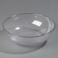 product of Carlisle 721507 - 15" Clear Polycarbonate Round Salad Bowl, 11 Qt, Freezer & Dishwasher Safe, NSF
