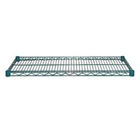 product of Serv-Ware GR1860CWP 18x60 Green Epoxy Coated Wire Shelving Unit with 4 Shelf Clips