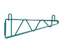product of Serv-Ware GRWB24-CWP 24" Green Epoxy Wall Bracket for Wire Shelving, Sold per Pair